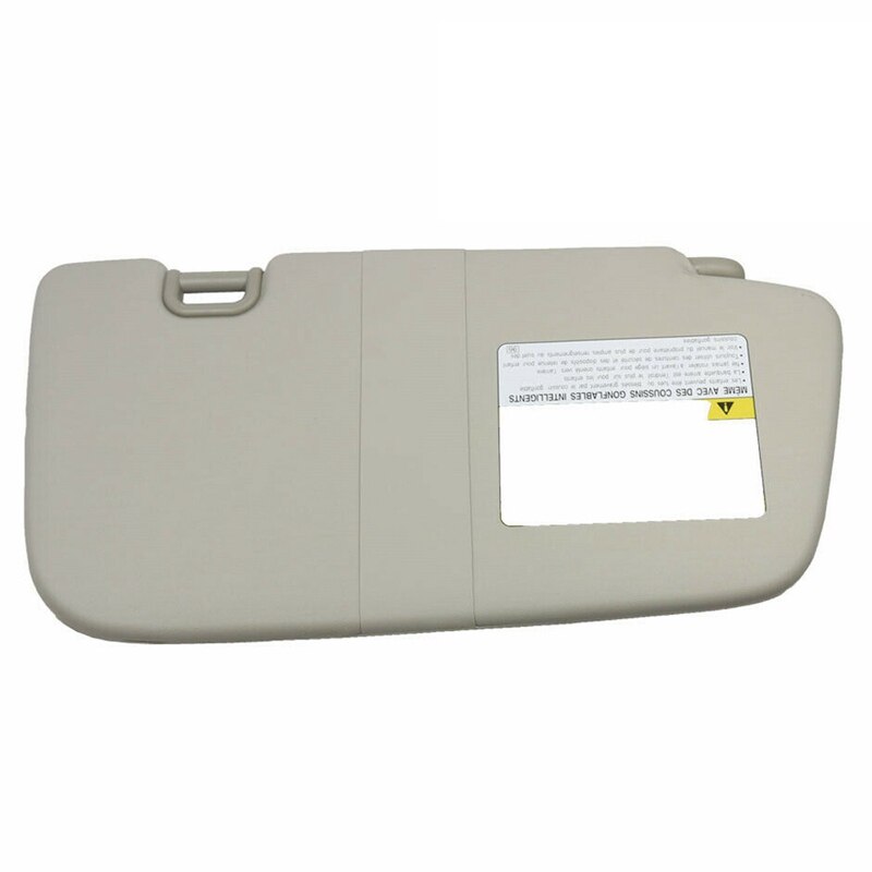Gray Driver Side Sun Visor For Subaru Impreza 2008-2014 - Left Hand, OEM Spec