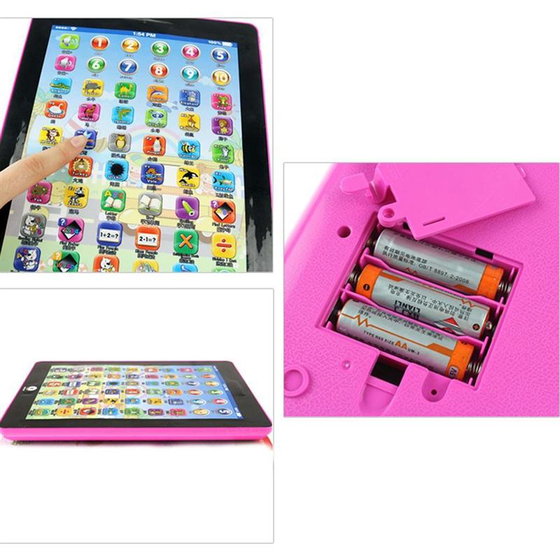Early Learning Tablet Pad Computer Machine Touch Screen Intelligent Study Device Toy for Kids Children Christmas