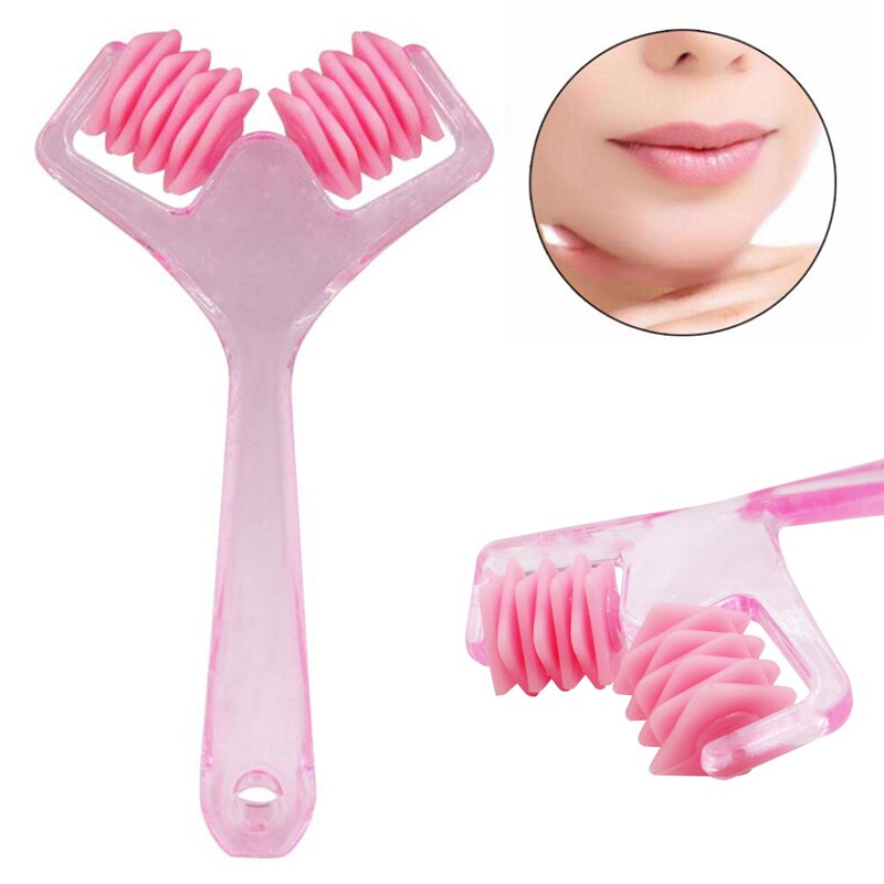 Slimming Chin Massage/Irregular feather wheel chin massage wheel/ Face Vibration Facial Beauty Roller /Massager Stick