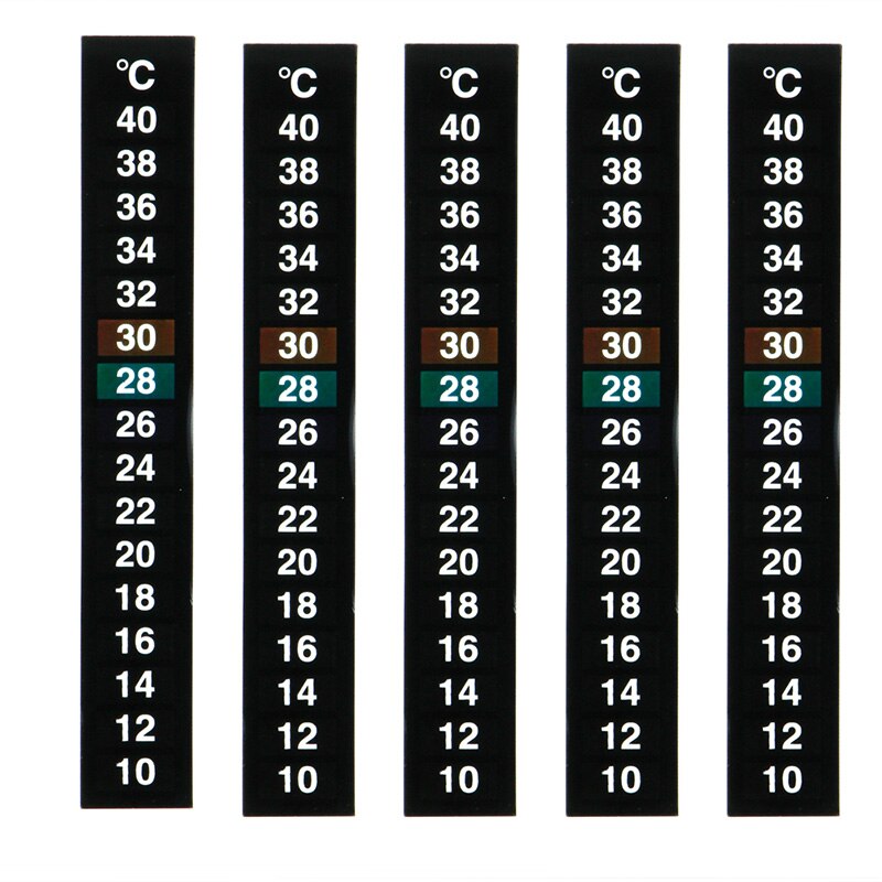 1 stuks digitale aquariumthermometer temperatuursticker celsius 10-40 graden