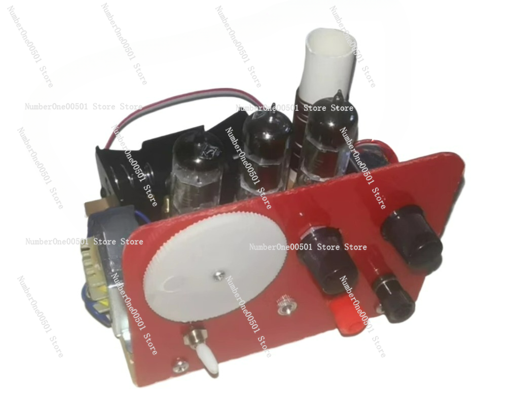 Regenerative DC Three-lamp Shortwave Tube Radio Kit DIY CW SSB Receiver Battery Powered: Beige