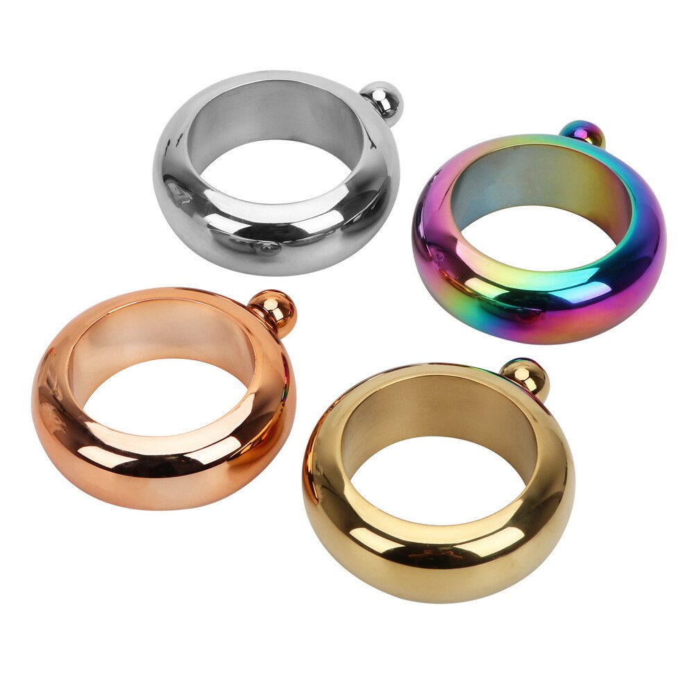 NOPNOG Armreif-Flachmann 100ml - Edelstahl Whisky Flasche Als Schmuck Getarnt