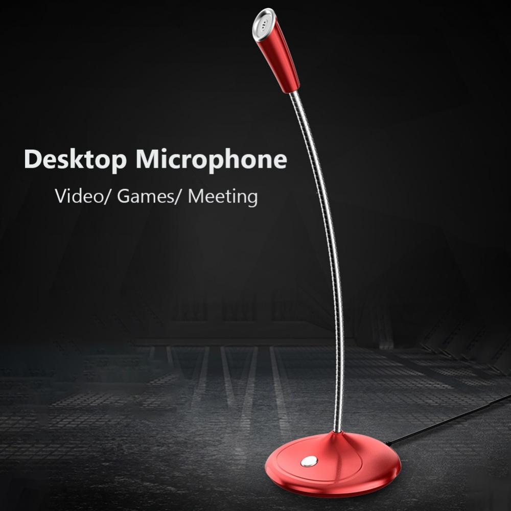 3.5mm/USB Adjustable Desktop Microphone Studio Recording Mic for PC Computer USB Microphone микрофон