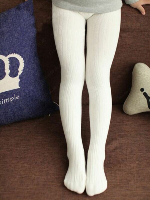Baby Girls Tights Toddler Kids Solid Cotton Warm Stockings Leg Warmer Pantyhose Cute Pants Stockings