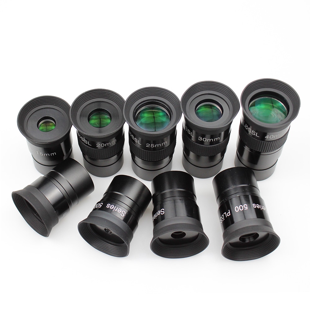 Monoculaire d'équilibrage pour télescope, 1.25 pouces Plossl EySIM that4 mm 6.5mm 10mm 12.5mm 15mm 20mm 25mm 30mm 40mm, revêtement entièrement vert