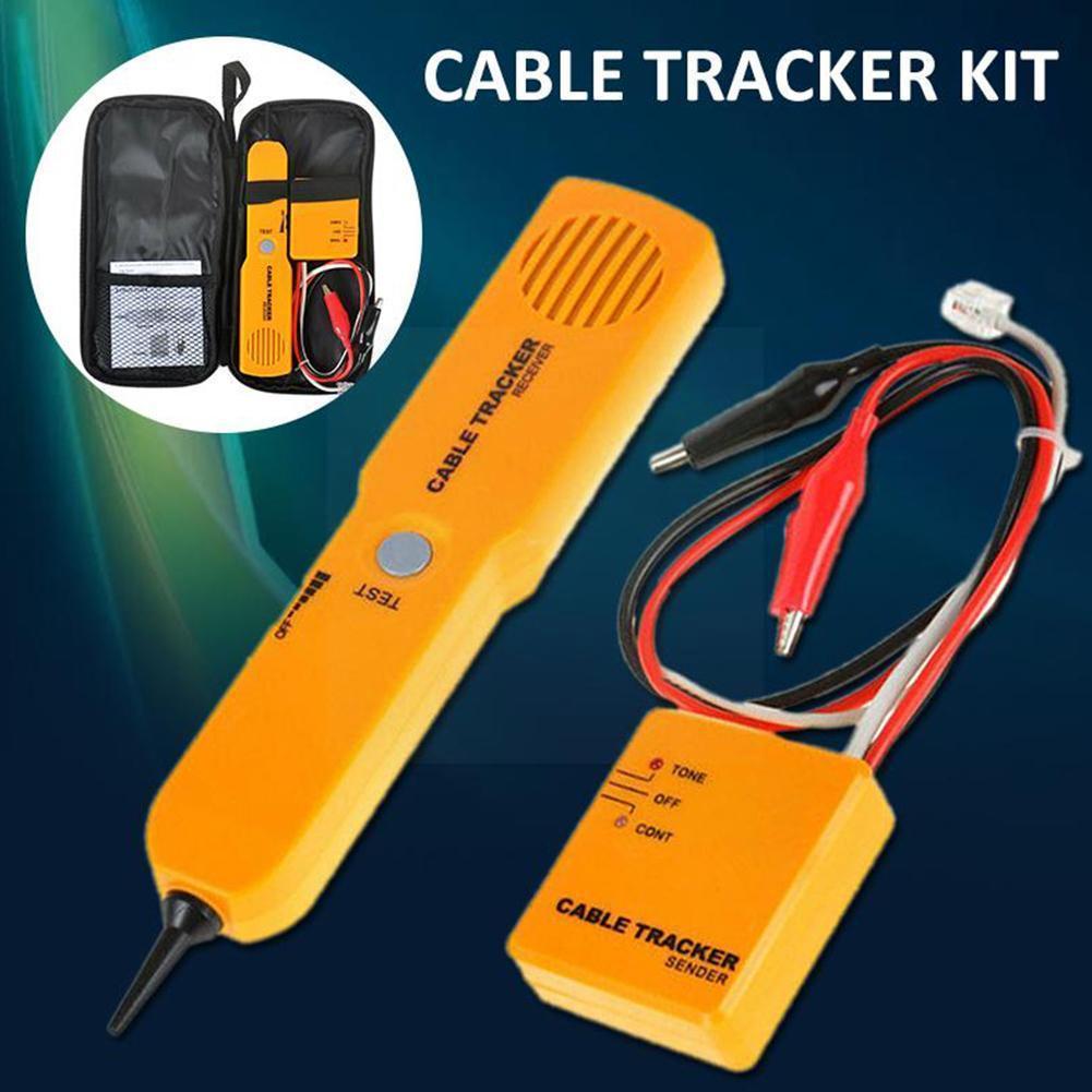 Cable Finder Tone Generator Probe Tracker Wire Network Tracer Tools Set Instrument Electrical Kit Tester J0J4