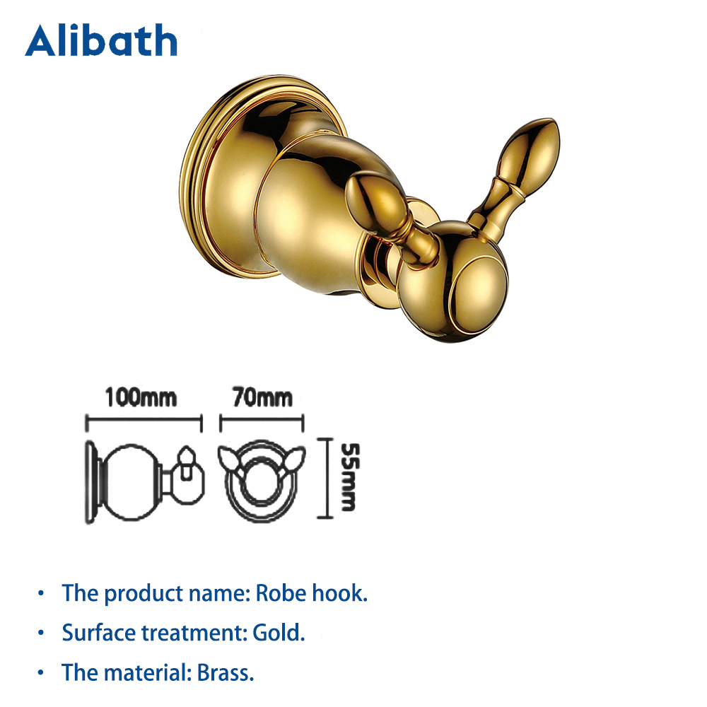 Ensemble d'accessoires de salle de bain en laiton poli doré, accessoires de salle de bain de luxe, produits muraux