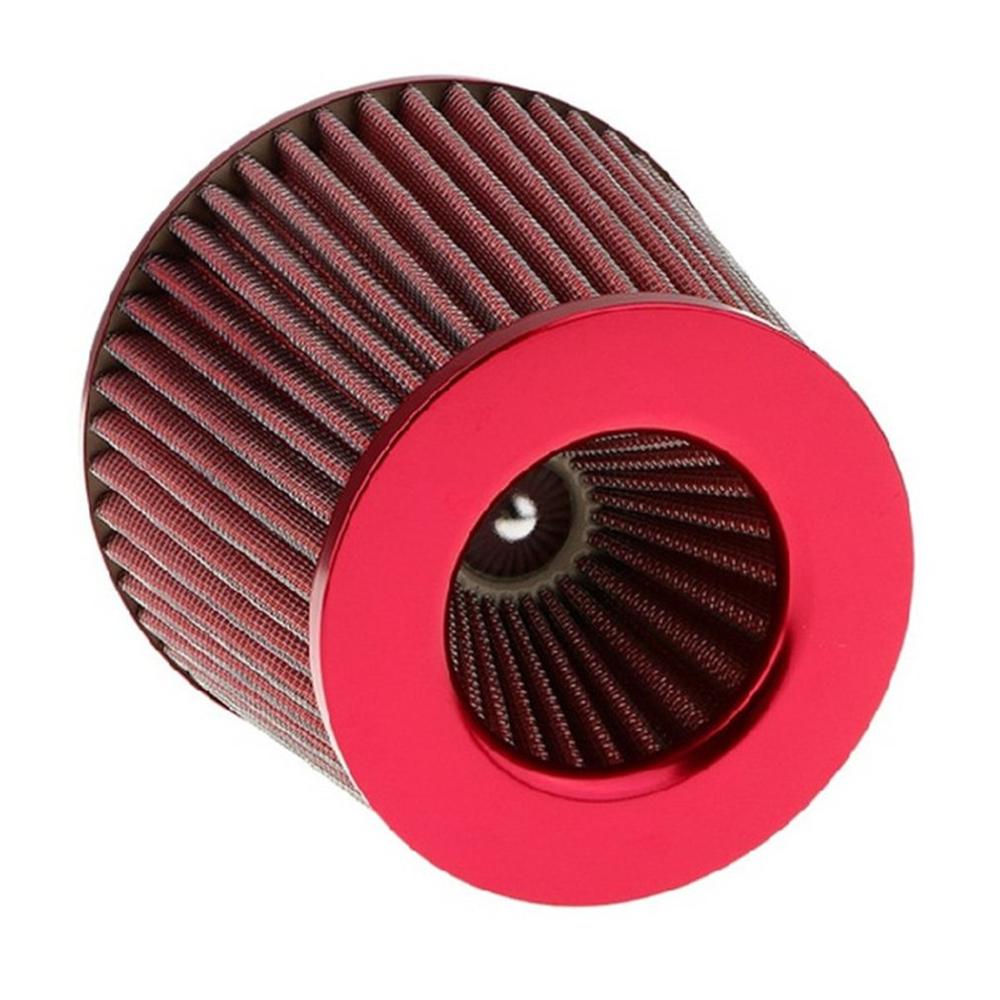 Luchtfilter Stage6 - Dubbel laags - Ovaal / Recht - 28 t/m 55 mm - Rood