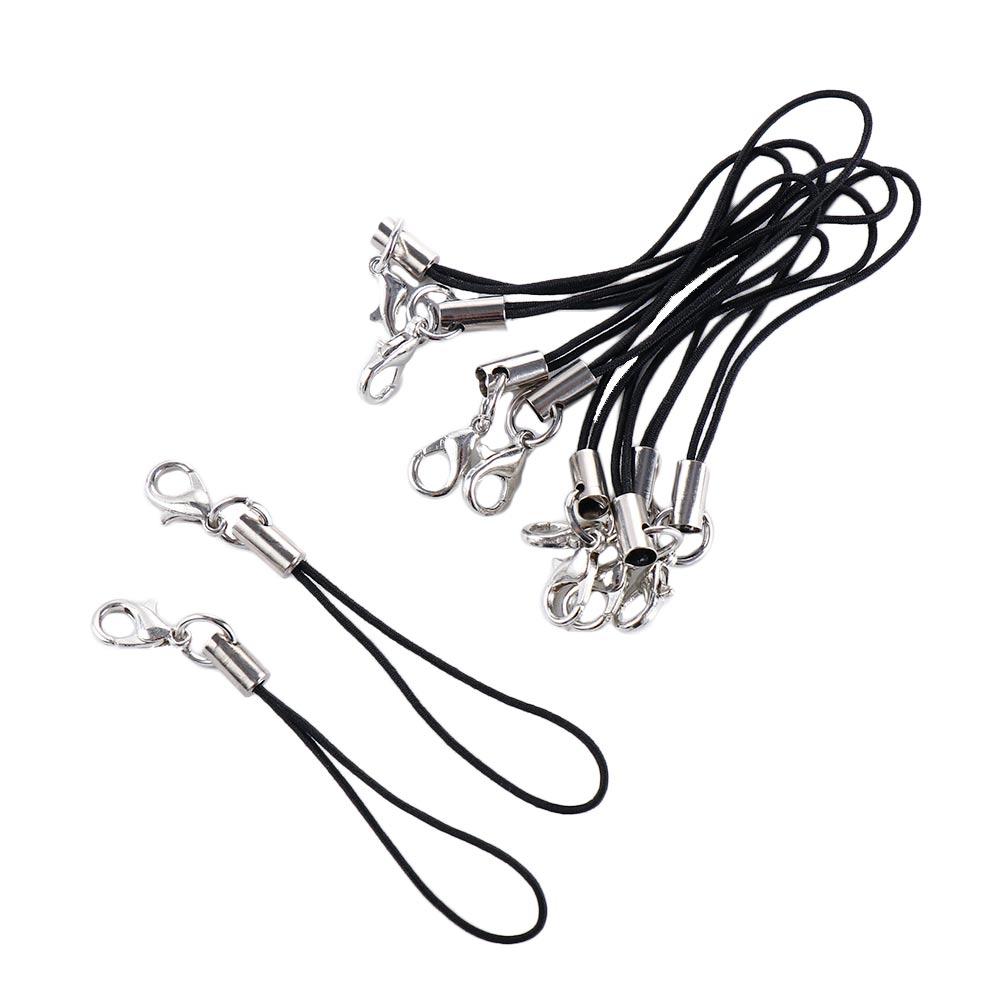 Phone Hanger Clips Bag Key Ring Keychains Hooks Phone Lanyard Lobster Clasp Rope Lanyard Lariat Cords Phone Lanyard String