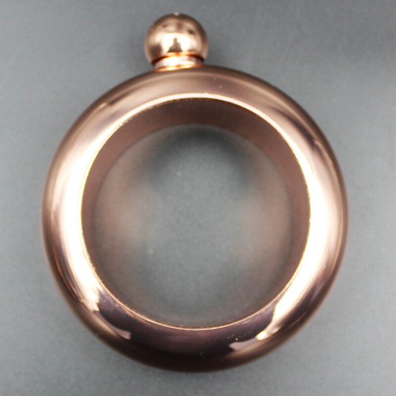Bangle armband heupfles draagbaar rond chique wijn gemengde fles 3.5 oz whisky wodka alcohol drinkgerei