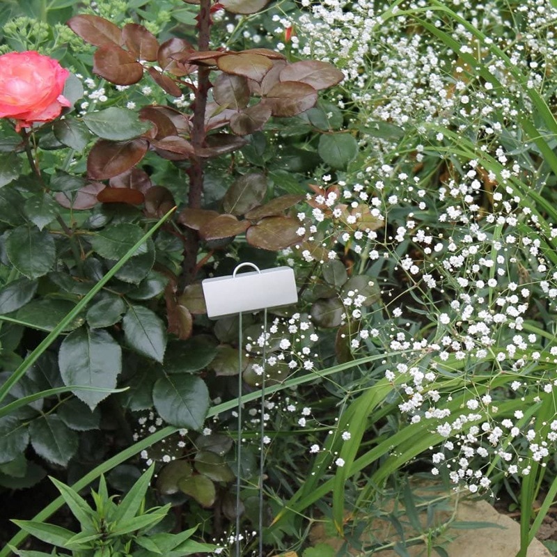 Big 25 Packs of Metal Plant Labels, Garden Flower Potted Plant Signs, Waterproof Plant Sign