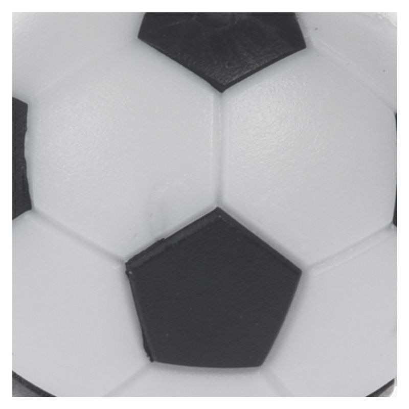 Xsxs-5x Plastic 32Mm Voetbal Indoor Tafel Voetbal Bal Vervangen Zwart + Wit
