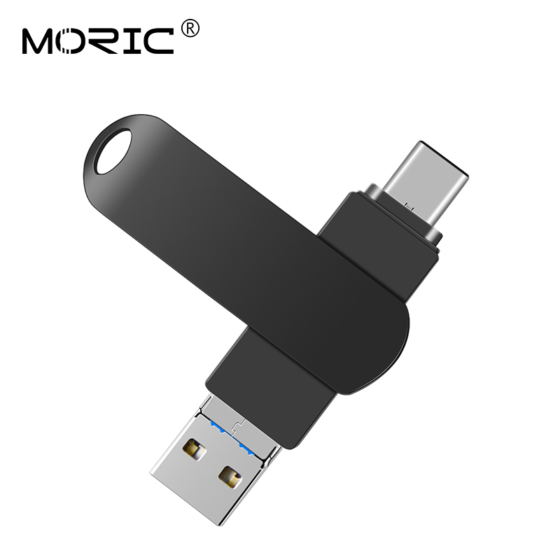 3 in 1 USB 3.0 uディスクメタルフラッシュドライブ,iPhone 11 Pro/11/xs/x/8/7用ライトニングコネクタ: 128GB / gray