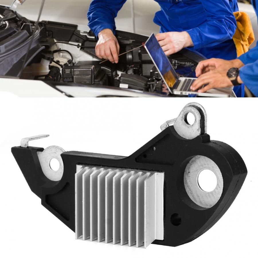 Regulador de voltaje para alternador de coche, accesorio apto para Ford, regulador de alternador de plástico y Metal, 100A