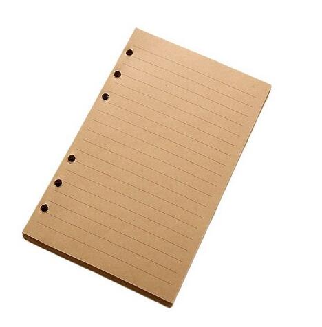 Carnet de voyage Vintage en cuir PU A5 A6 A7, carnet de notes Kraft vierge, carnet de croquis, Journal intime, papeterie fournitures scolaires et de bureau