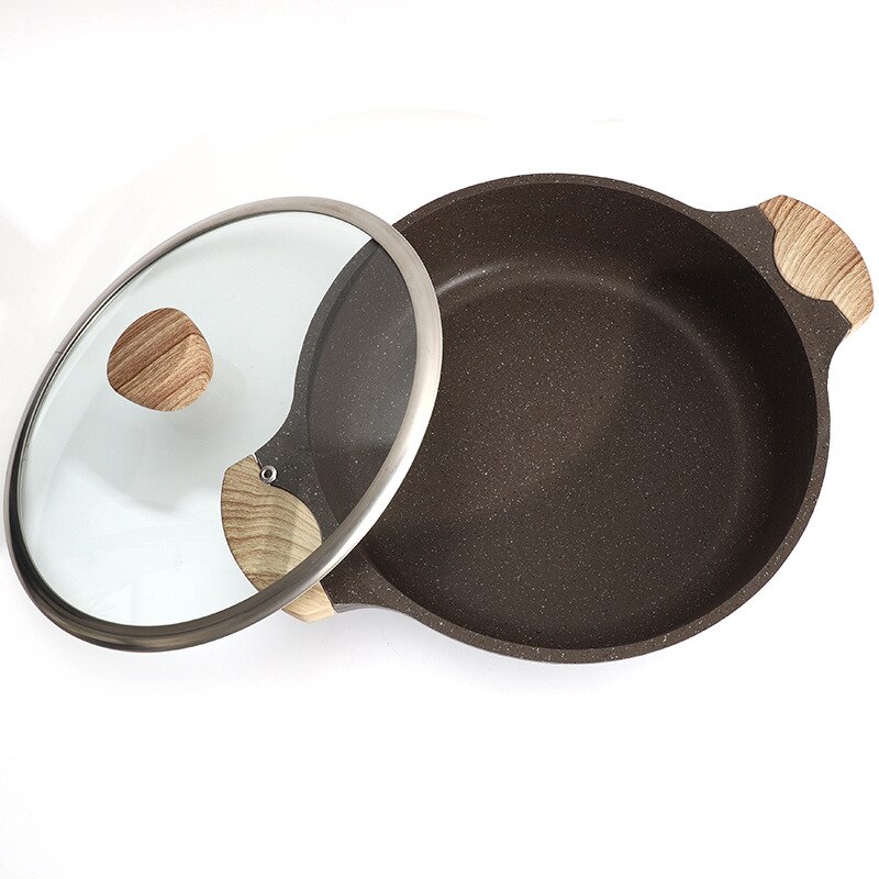 Yuanyangguo-sartén de estilo japonés, estufa electromagnética de gas, universal, gruesa, antiadherente: Soup Pot 26cm-