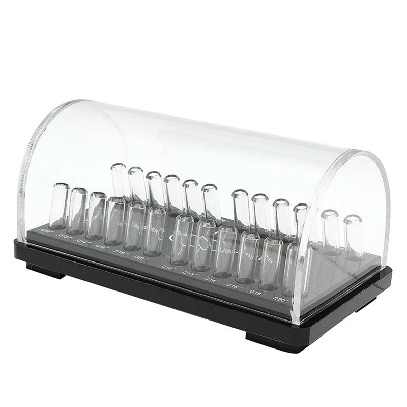 NIGF Dental Acryl Organizer Houder voor Orthodontische Ronde/Rechthoekige Boogdraden Case: 4