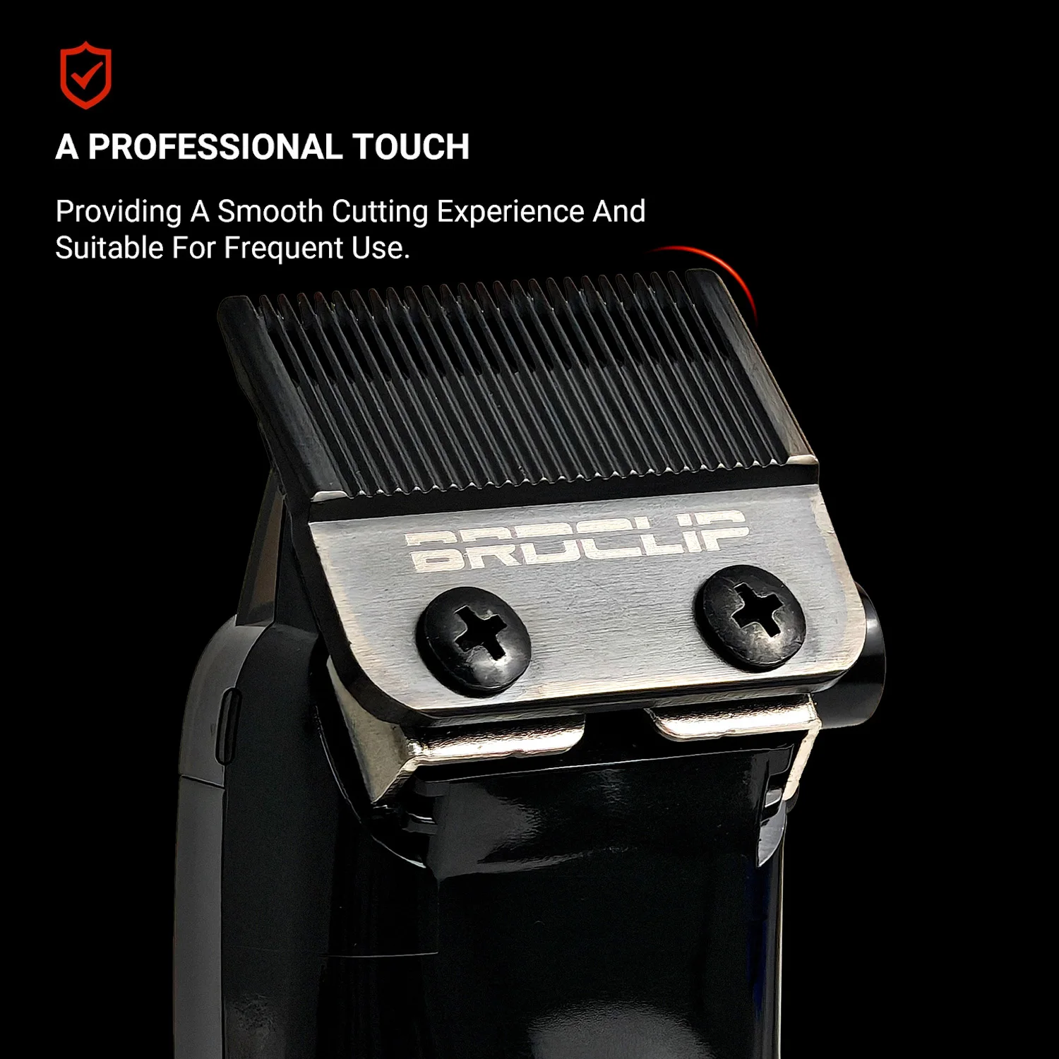 BRDCLIP BRD106 cortadora de pelo eléctrica inalámbrica con cabezal de aceite , cortadora de peluquería de 7500RPM, máquina de peluquero con cuchilla DLC para hombres