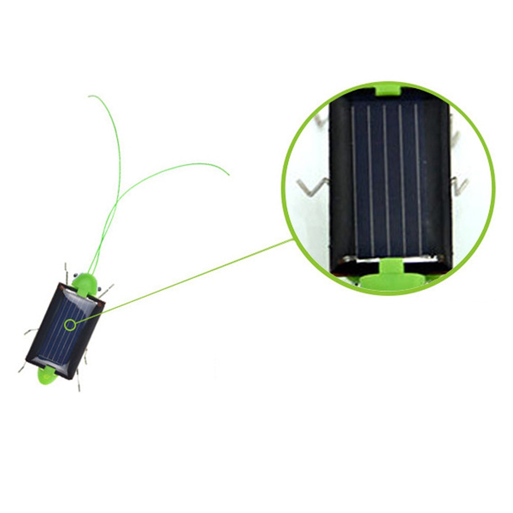 Solar grasshopper Educational Solar Powered Grasshopper Robot Toy required Gadget solar toys No batteries for kids