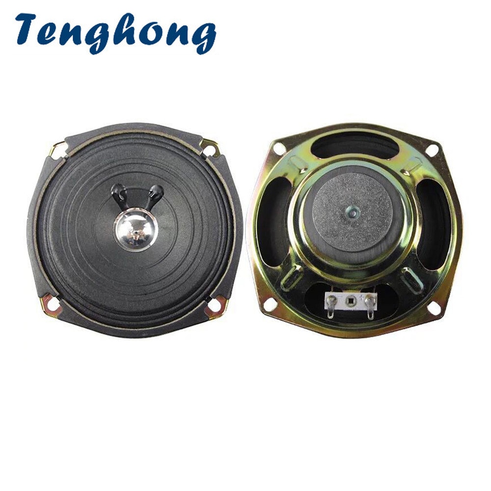Tenghong 2 stuks 5 Inch Audio Speakers 120 MM 4Ohm 5 W Volledige Range Luidspreker Hoorn Voor Outdoor Broadcast toetsenbord Vierkante Luidspreker