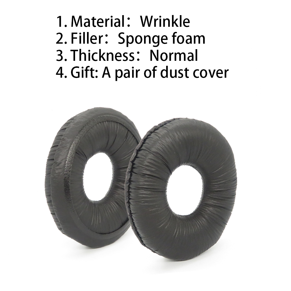 Almohadillas para auriculares RP DJ1210, almohadillas para los oídos de RP-DJ1210, almohadillas de repuesto para auriculares, almohadillas para los oídos, espuma de esponja de cuero PU: Marrón