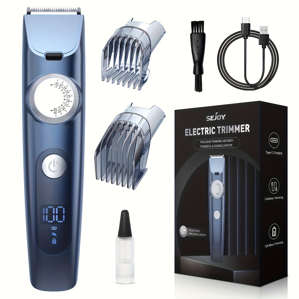 Sejoy Hair Clippers Trimmer for Men Hair Beard Body Arm Electric Outline Edgers Shaver
