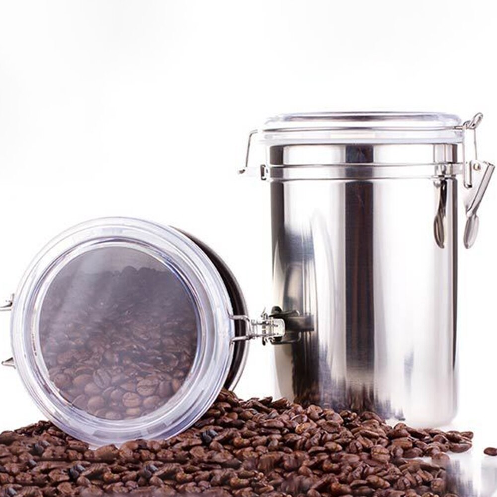 4/5 tommers metallforseglet boks melkepulver kaffebønner te tankbeholder med deksel