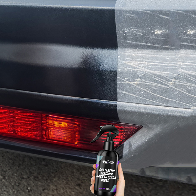 Restaurador de plástico para automóvil, productos de limpieza de automóviles con brillo negro, renovador de revestimiento de pulido y reparación de automóviles para detalles de automóviles