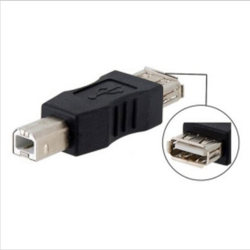 High Speed Usb 2.0 Type A Female Naar B Male Usb Printer Scanner Adapter Data Sync Koppeling Converter Connector