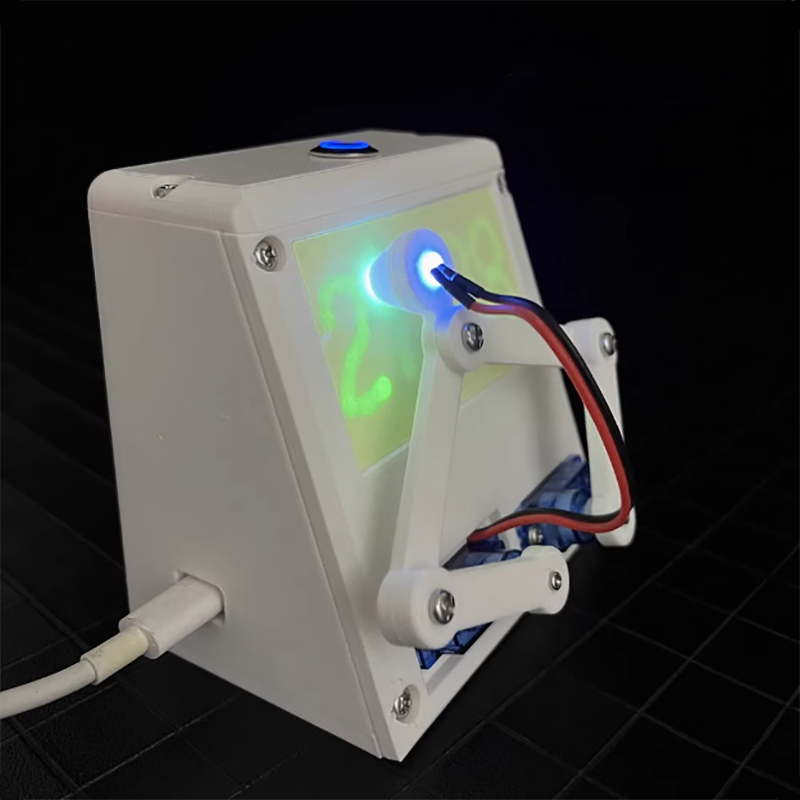 Automatic Writing Time Robot Programming Clock