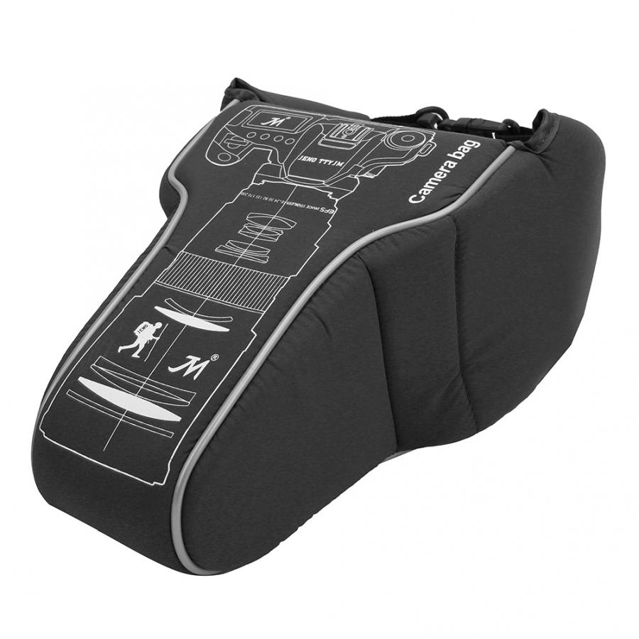 Mochila dslr utendørs nylon vanntett antikollisjonspose til slrs teleobjektiv speilfri kamera sekk appareil foto: M