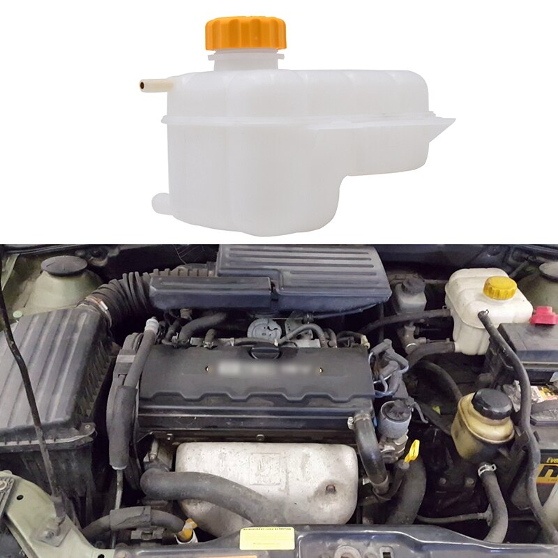 Bouteille de réservoir d'expansion de liquide de refroidissement moteur avec bouchon 96813425 17930-85Z10 pour Suzuki Forenza Reno Chevy Optra: Default Title
