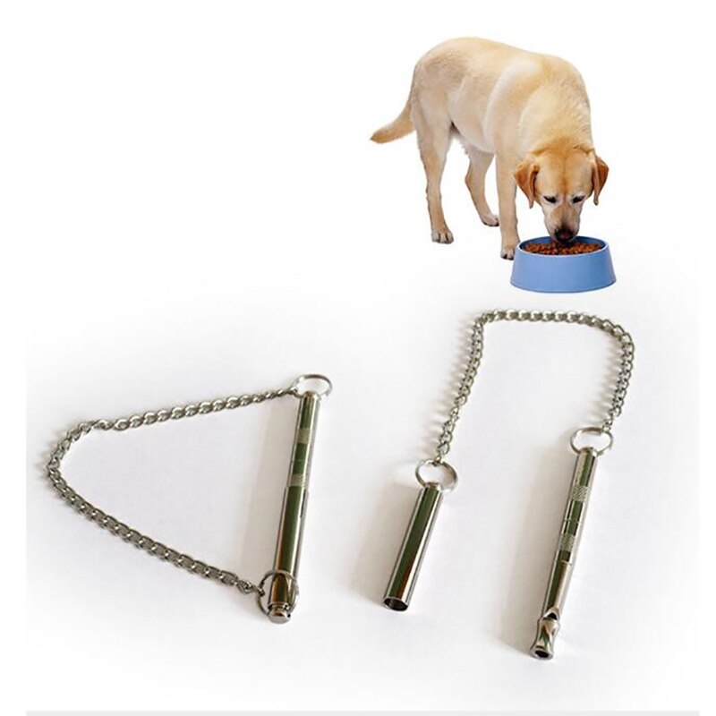 Professionele Ultrasone Hond Fluitje Lange Keten Hoge Frequentie Hond Fluit Verstelbare Training Apparaat Huisdier Stille Blaf