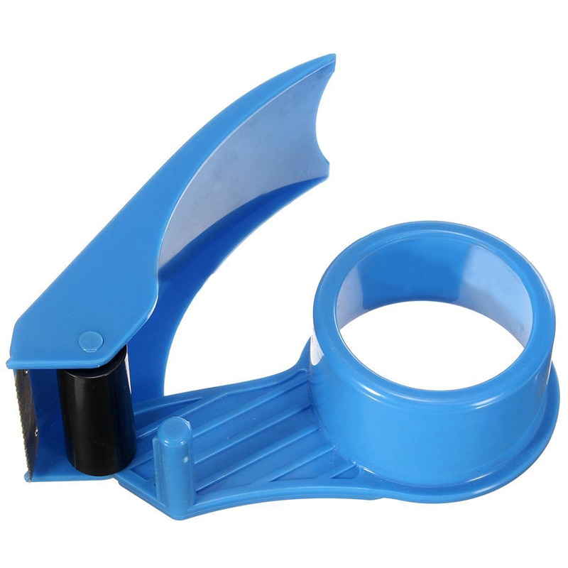 50mm Packing Tape Sellotape Dispenser Heavy Duty Handheld Parcel Box Cutter Roll