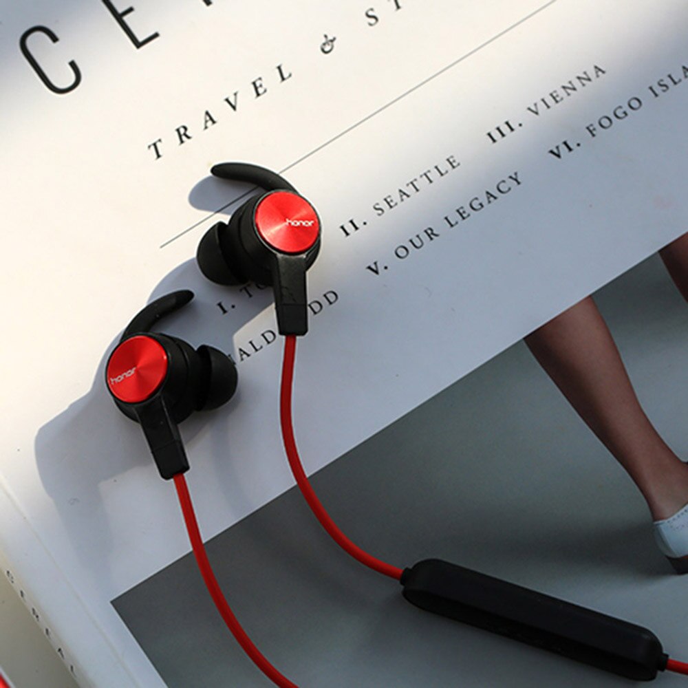 Huawei-auriculares Honor xSport AM61 IPX5, inalámbricos por Bluetooth, a prueba de agua, BT4.1, Control de micrófono de música, para Android e IOS