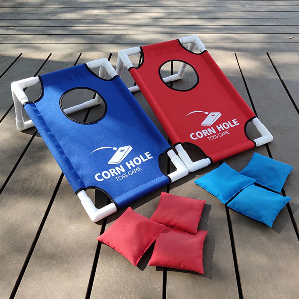 Spil baghave cornhole sæt majs kast brætter sækkestole familie udendørs græsplæne gård spil legetøj til børn