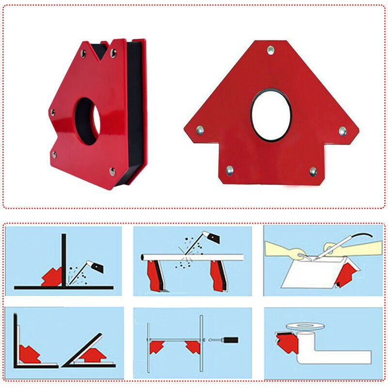Welding Magnet Magnetic Angle Corner Holder Welding Clamp Support Fix Arrow Magnet Tool Accessories 85*85*1.5mm