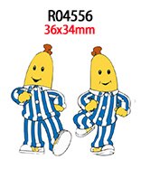 30 stk/lot banan i pyjamas planharpiks for hårbowas og tilbehør  r04549 r0455 r0456: R04556