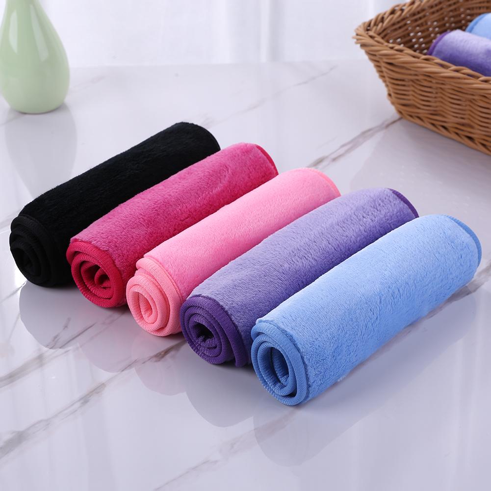 40X17cm in Microfibra Panno Del Viso pad Riutilizzabile trucco dispositivo di rimozione Pulizia Viso Asciugamano Vicino di Lavoro A Maglia e Meticolosa Tessitura