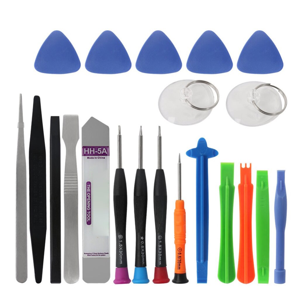 21 In 1 Mobiele Telefoon Opening Repareren Tool Set Telefoon Demonteren Schroevendraaier Kit Voor Iphone Samsung Serie: 21pcs