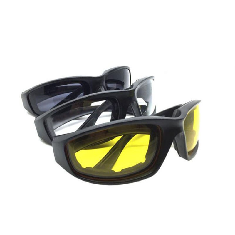 Universele ski-motorbril met glazen lens, retro motorbril, vintage beschermende offroad-bril