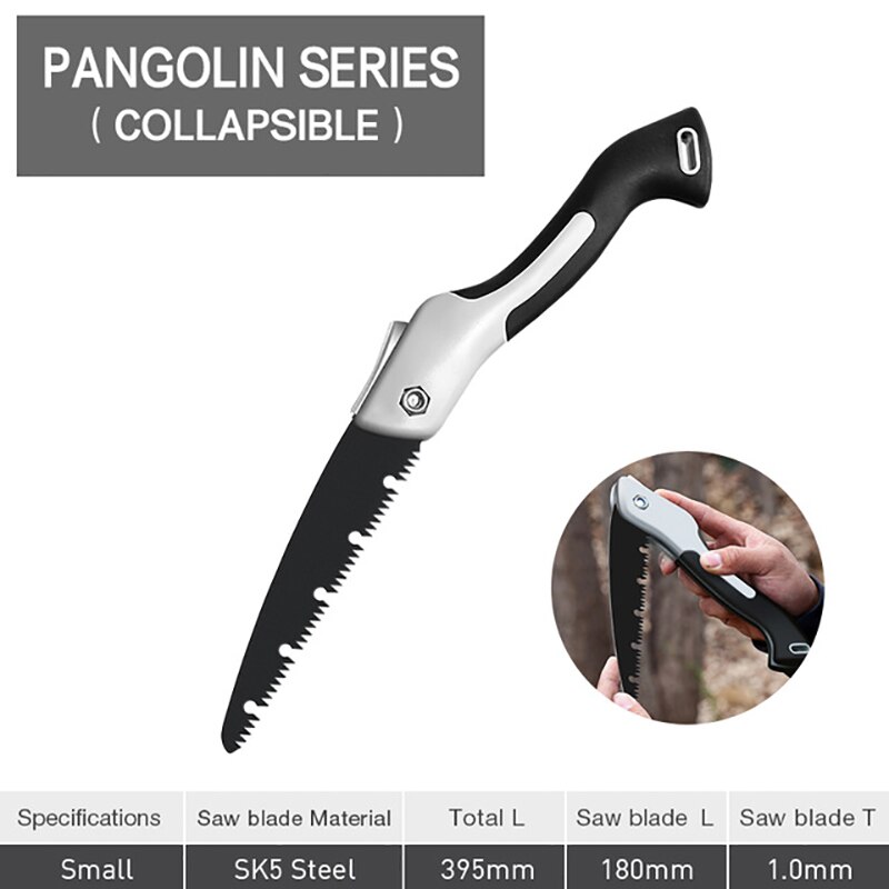 Garden Pruning Grafting Tool Tree Cutter Gardening Pruning Shear Scissor Stainless Steel Cutting Home Gardening Tools: S-395mm Foldable