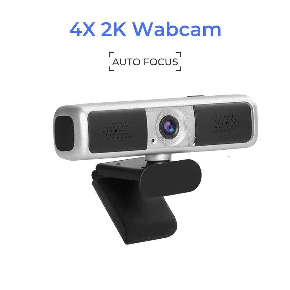 4X zoom Webcam 4MP web cam 2K camara web para pc web camera with microphone cameras web for PC usb camera webcam full hd webcam