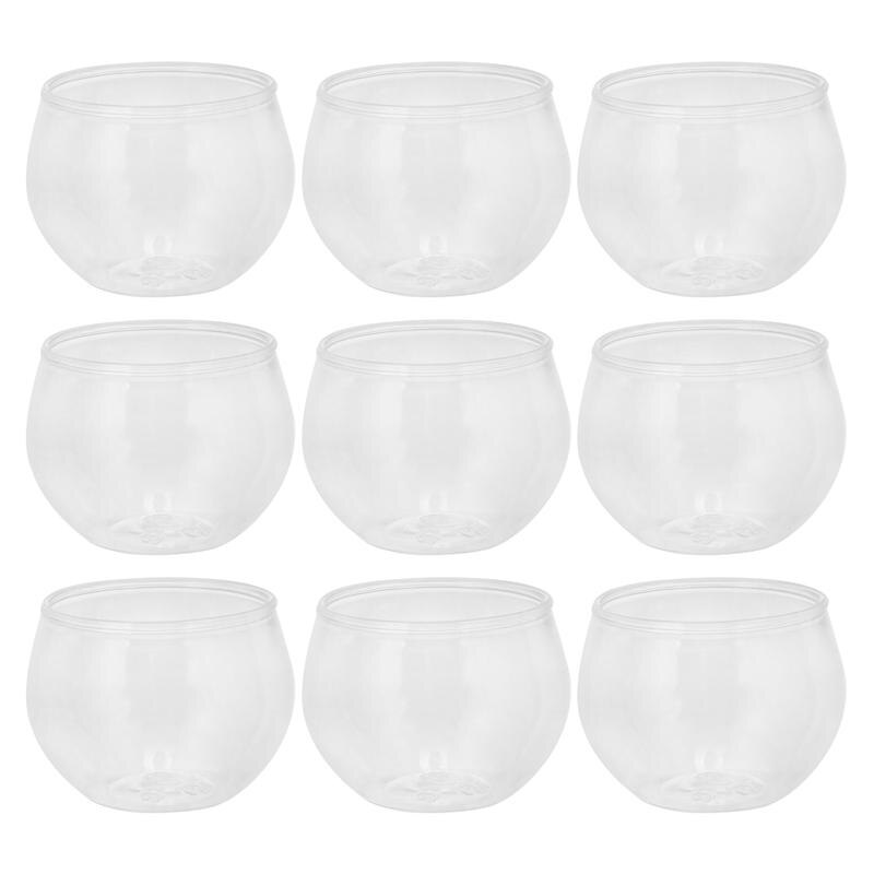 12Pcs 75ML Dessert Display Cups Simple Cupcake Cups Dessert Cups Reusable Drink Cups Transparent: Default Title