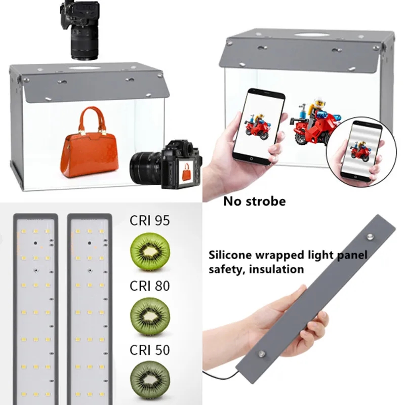 Neue SANOTO Mini Foto Studio Kasten Fotografie Hintergrund tragbare Softbox LED Licht Foto Kasten falten Foto Studio Sanft Kasten