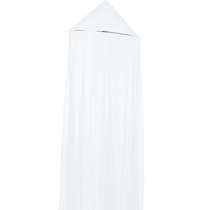 Sengehimmel hængt myggesikkert net rund top prinsesse seng telt gardin foldbar baldakin på sengen fe blonde dossels: C2