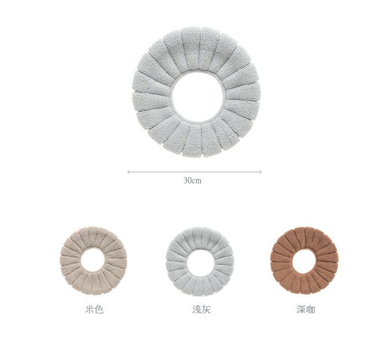 Uniwersalny 30cm sedes robić łazienki zimowa zmywalna miękka cieplejsza nakładka na poduszkę poduszka wypełnienie miękka zagęszczona deska klozetowa podkładki