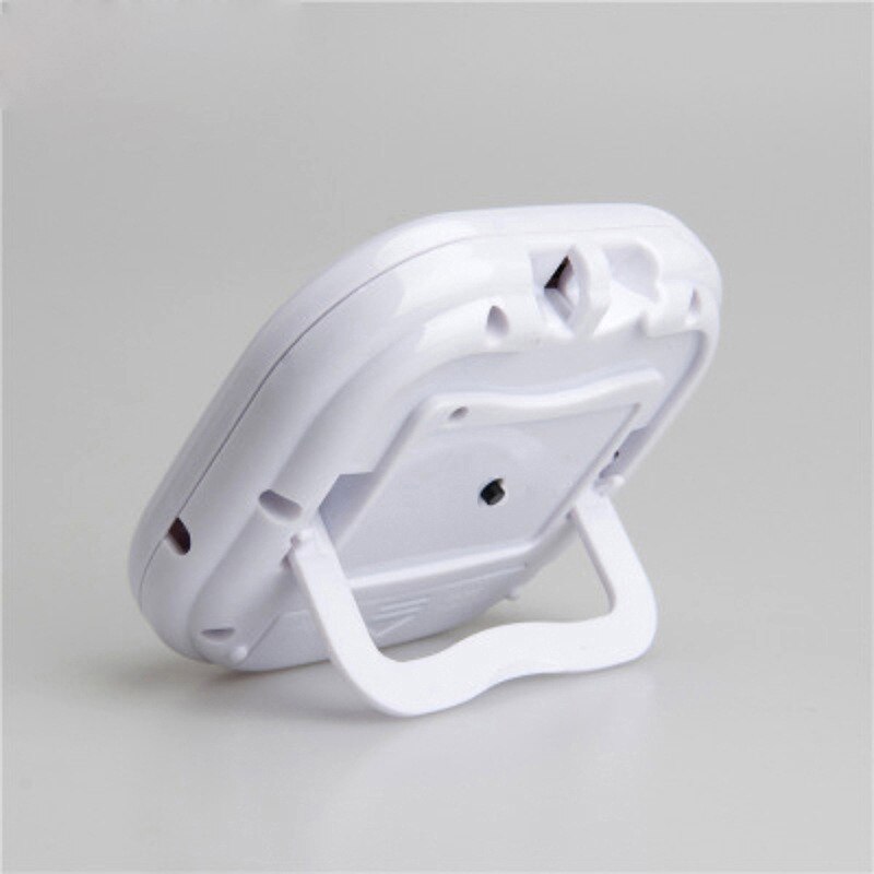 Portable LCD Digital Temperature Humidity Meter Indoor Outdoor Hygrometer Thermometer Tester Weather Station With Clock