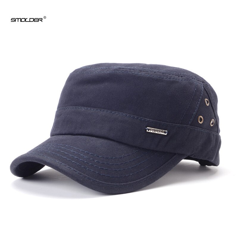 [SMOLDER] nueva gorra plana de , sombreros militares para hombres y mujeres, gorra con visera clásica, gorra de béisbol para exteriores, hombres