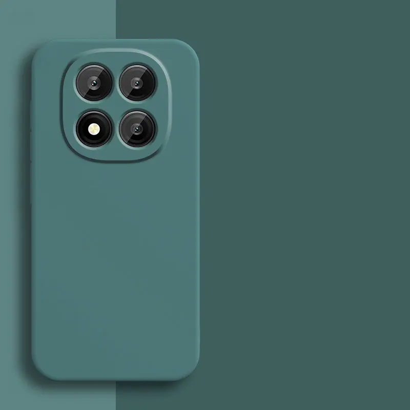 Custodia in silicone originale per Xiaomi Redmi Nota 14 pro più Custodia morbida antiurto per Xiomi Redmi Nota14 4G 5G indietro Funda: ABS / Cielo Blu